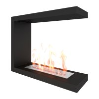 Биокамин торцевой SteelHeat Leader 500