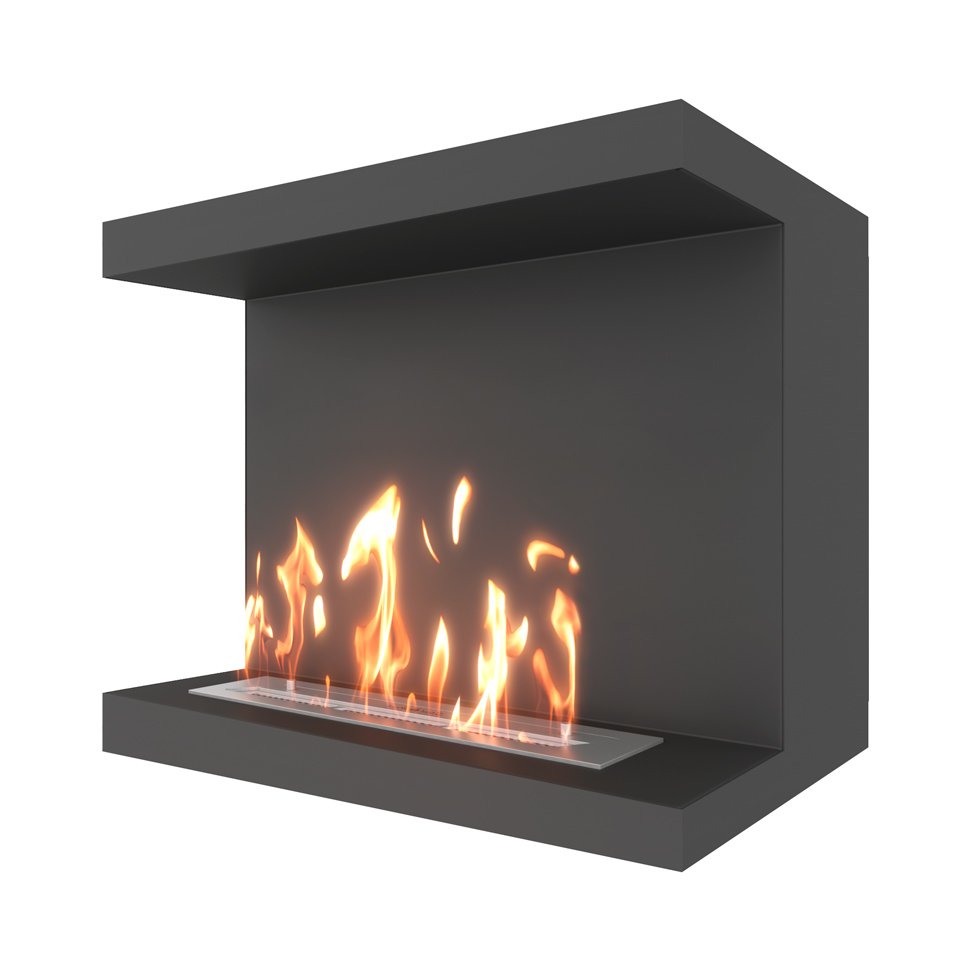 Биокамин фронтальный SteelHeat LONG 700