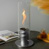Настольный биокамин Свеча, серый фото 1
