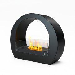Напольный биокамин Бостон Черный