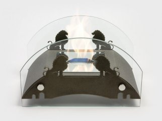 Биокамин Lux Fire Царский мост М бронза